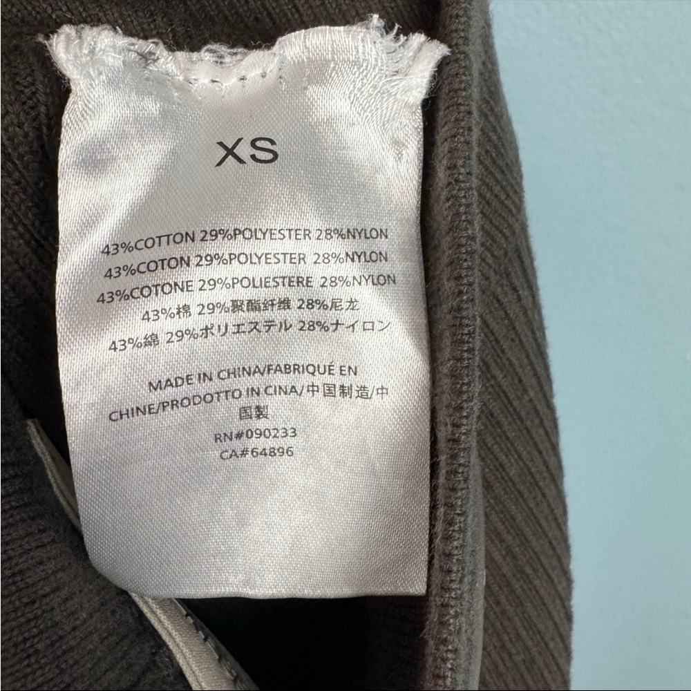 Essentials Chocolate Ribbed leggings - Picture 6 of 7